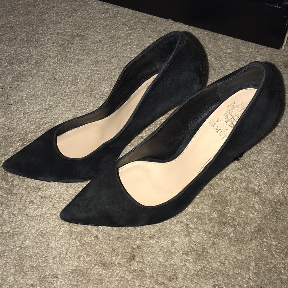 Black Velvet Heels